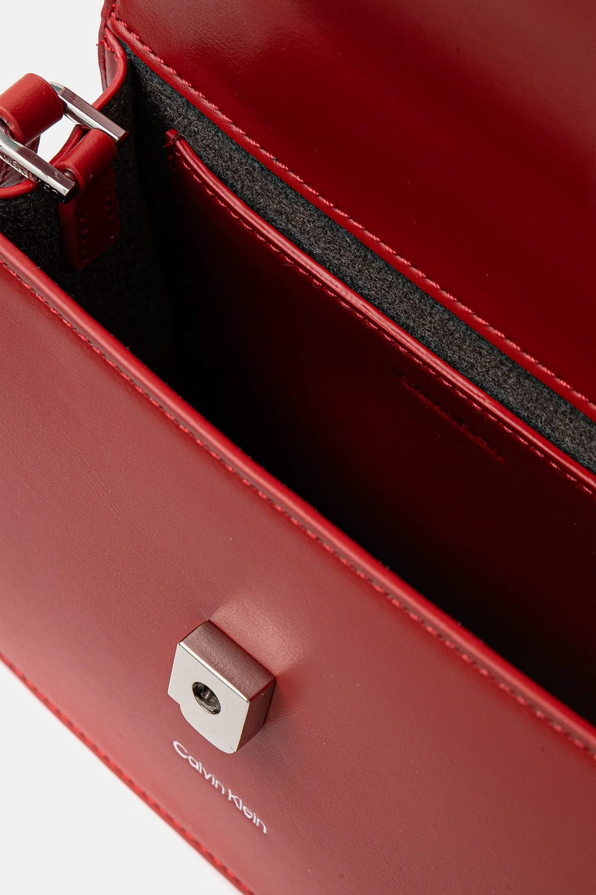 Τσάντα Calvin Klein χρώμα: κόκκινο, K60K613162 φωτογραφία