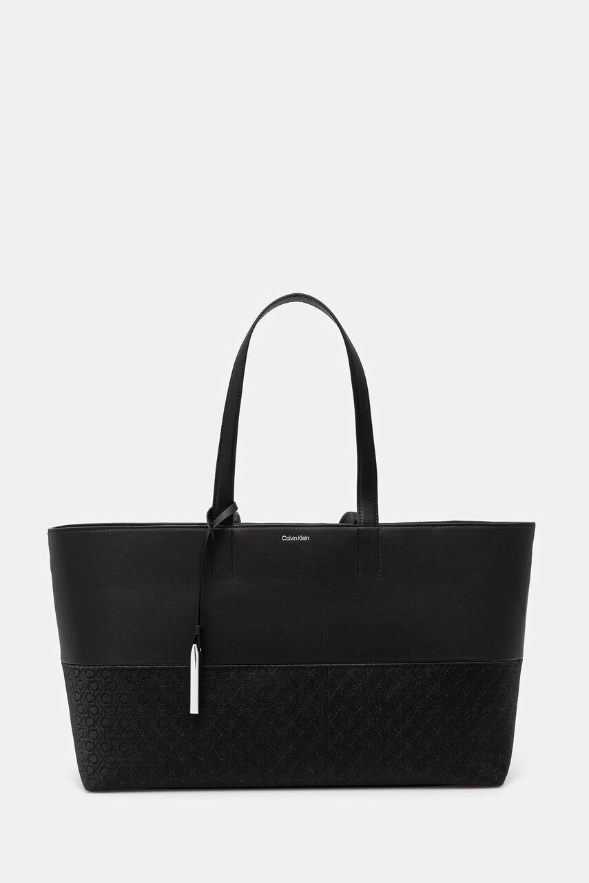 Levně Kabelka Calvin Klein černá barva, K60K613166