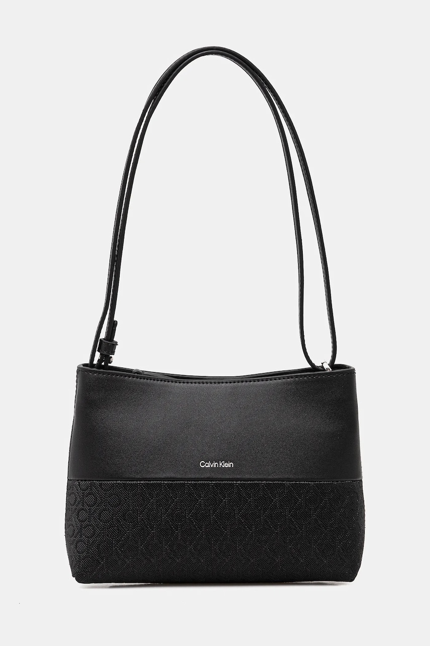 Levně Kabelka Calvin Klein černá barva, K60K613170