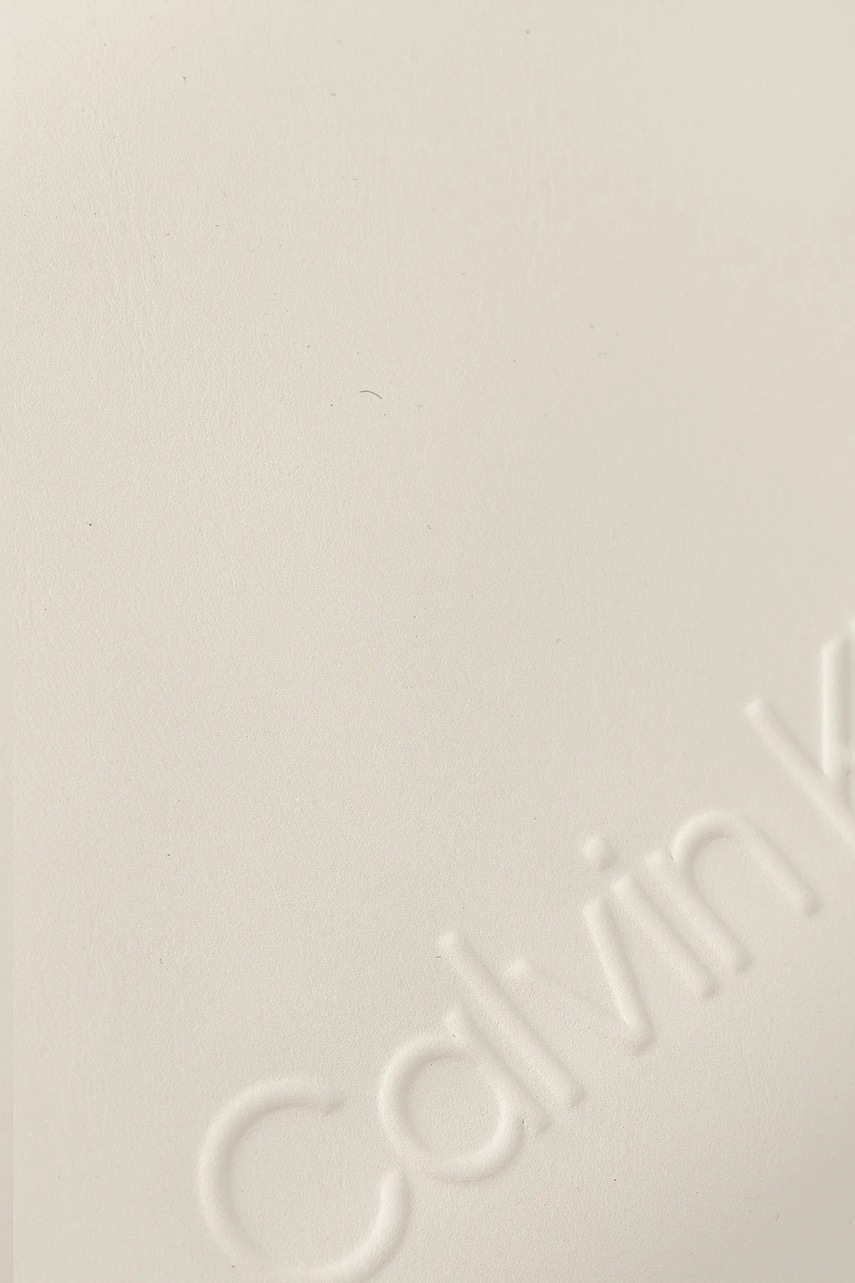 Τσάντα Calvin Klein χρώμα: μπεζ, K60K613172 φωτογραφία