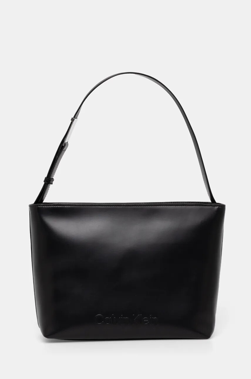 Levně Kabelka Calvin Klein černá barva, K60K613172