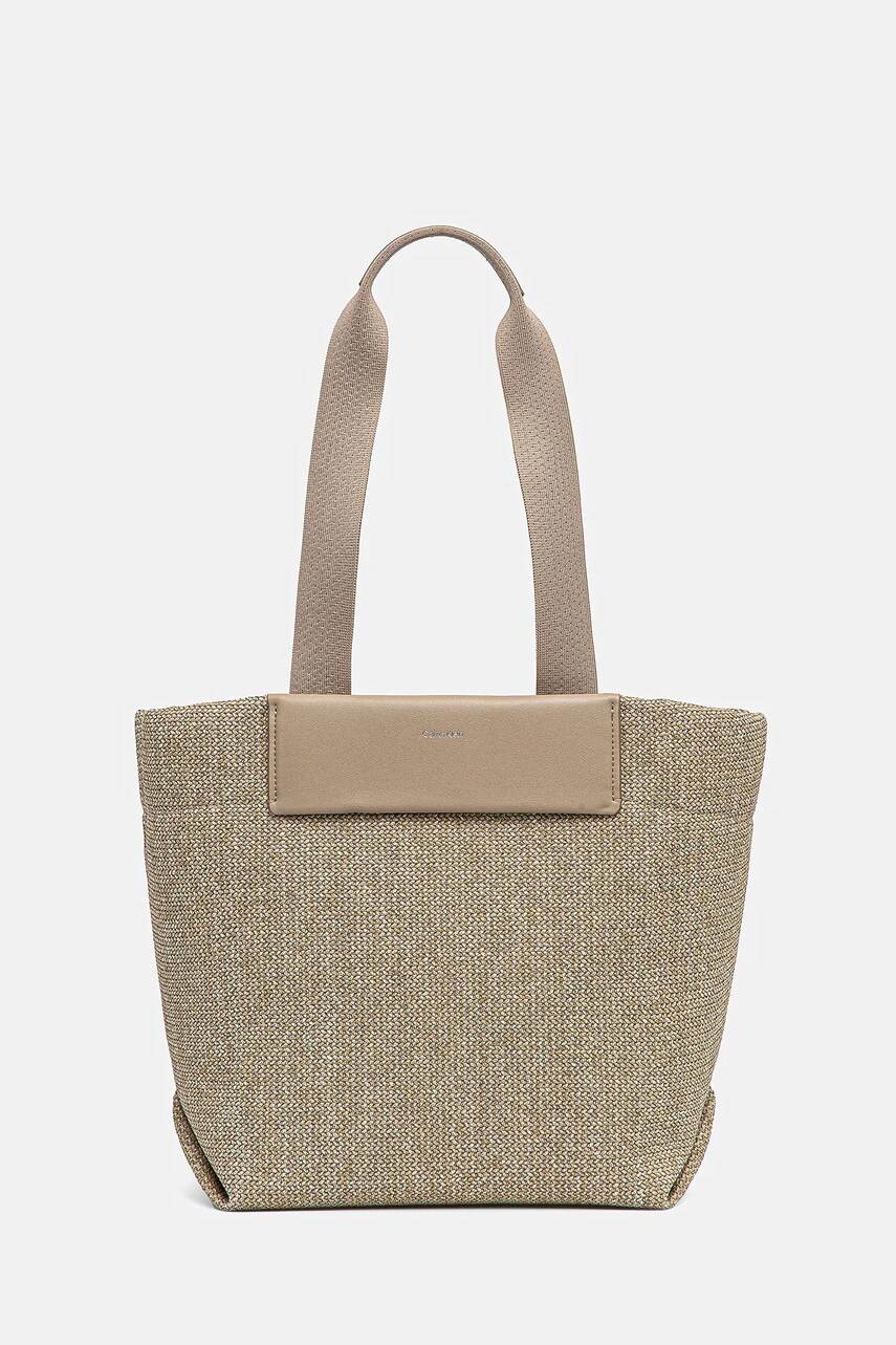 Levně Kabelka Calvin Klein béžová barva, K60K613174