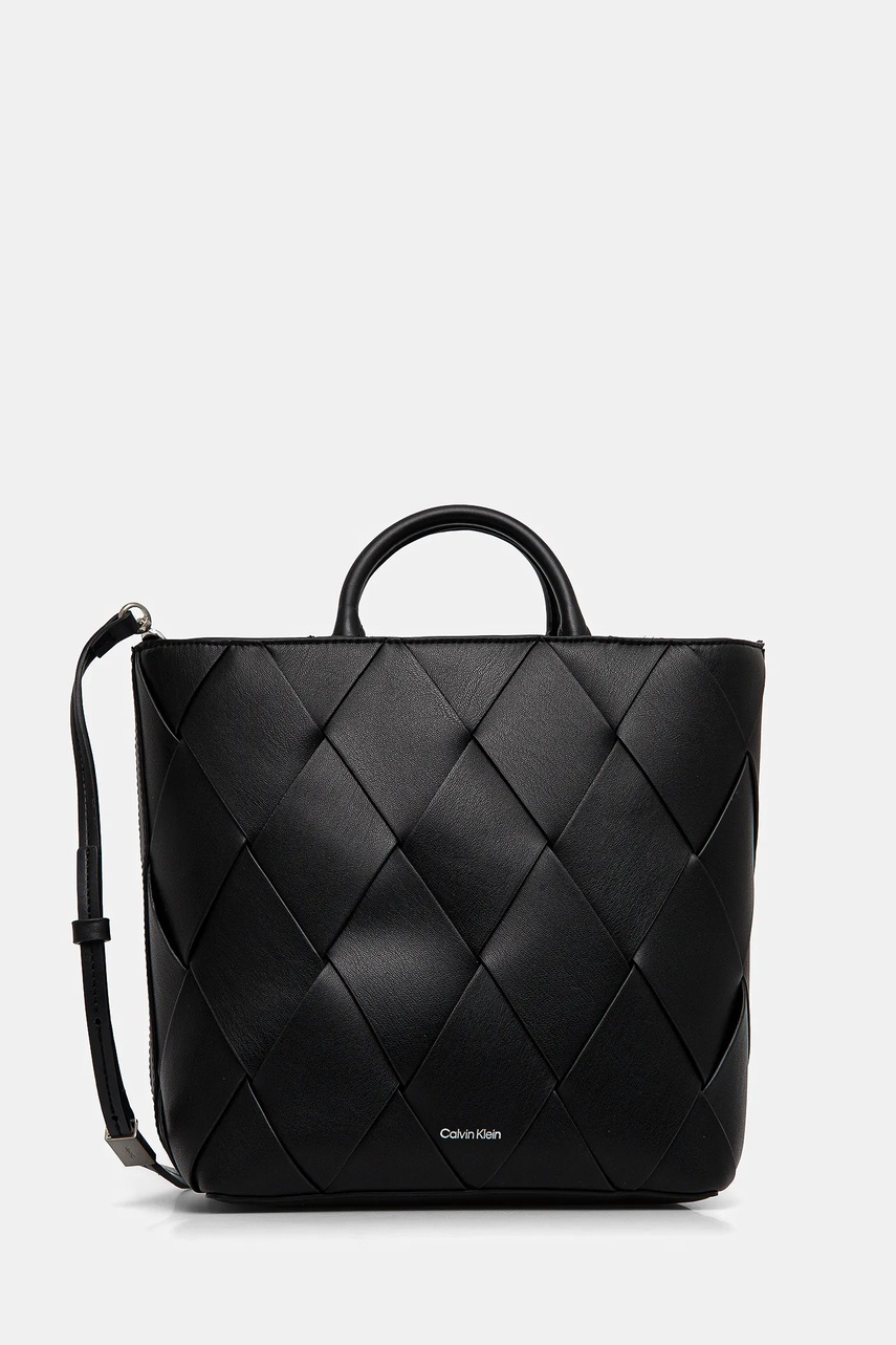 Levně Kabelka Calvin Klein černá barva, K60K613176