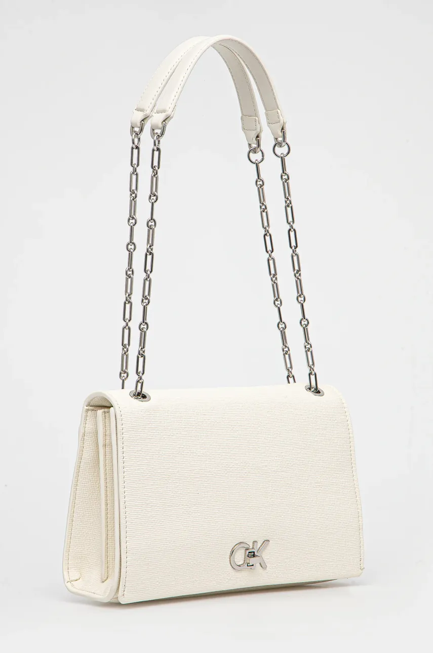 Сумочка Calvin Klein цвет бежевый K60K613177 Сумочка Calvin Klein цвет бежевый K60K613177