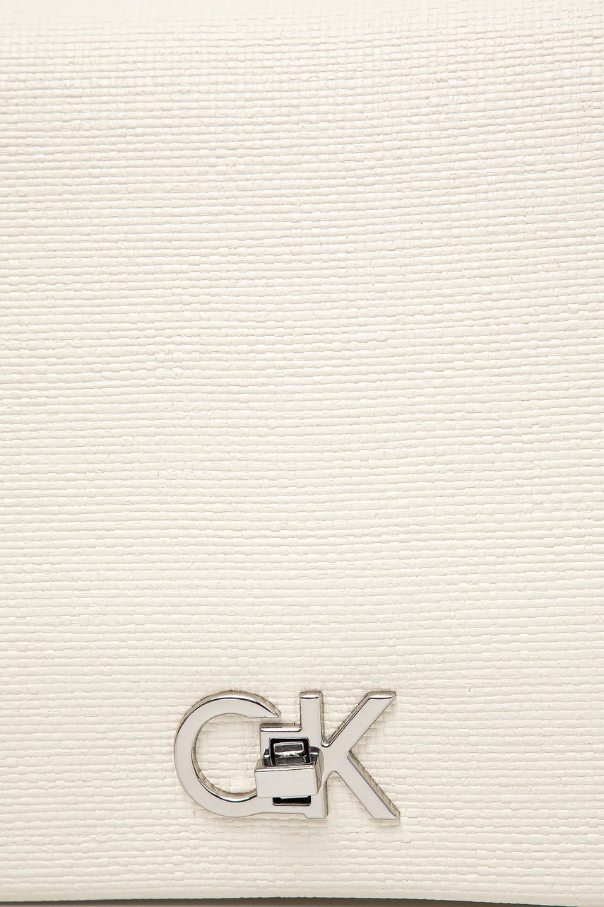 Τσάντα Calvin Klein χρώμα: μπεζ, K60K613177 φωτογραφία