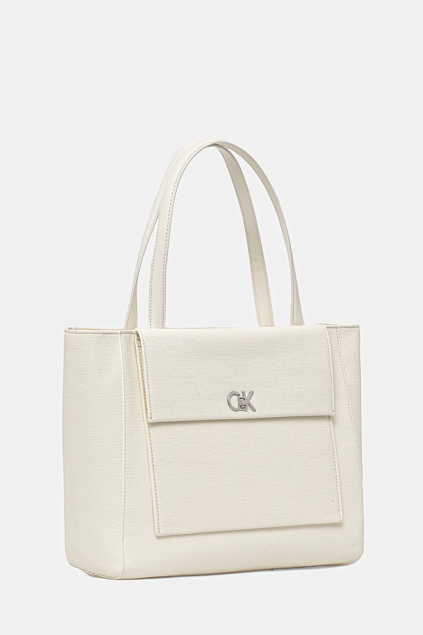 Сумочка Calvin Klein цвет бежевый K60K613178 Сумочка Calvin Klein цвет бежевый K60K613178