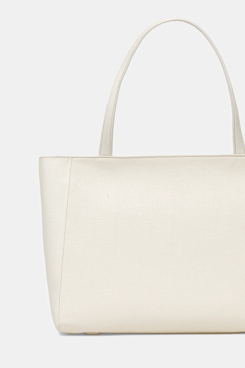 Τσάντα Calvin Klein χρώμα: μπεζ, K60K613178 φωτογραφία