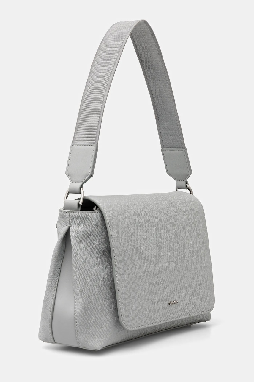 Сумочка Calvin Klein цвет серый K60K613181 Сумочка Calvin Klein цвет серый K60K613181
