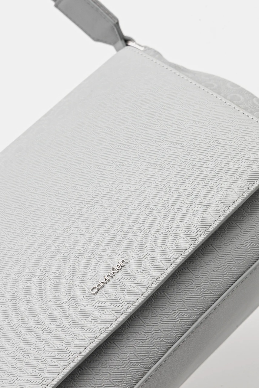 Τσάντα Calvin Klein χρώμα: γκρι, K60K613181 φωτογραφία