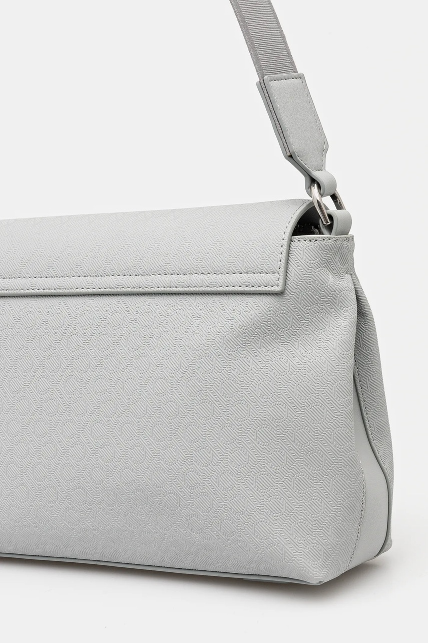 Τσάντα Calvin Klein χρώμα: γκρι, K60K613181 φωτογραφία