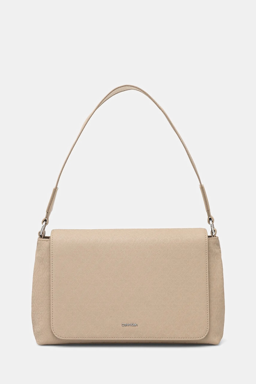Levně Kabelka Calvin Klein béžová barva, K60K613181