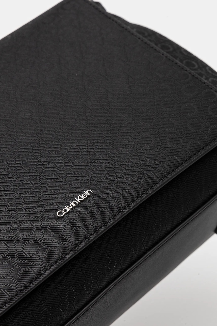 Τσάντα Calvin Klein χρώμα: μαύρο, K60K613181 φωτογραφία