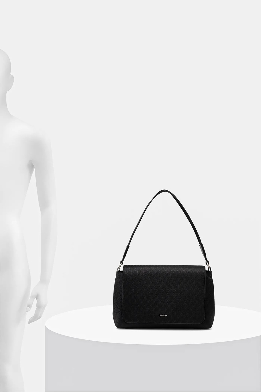 Τσάντα Calvin Klein χρώμα: μαύρο, K60K613181 φωτογραφία