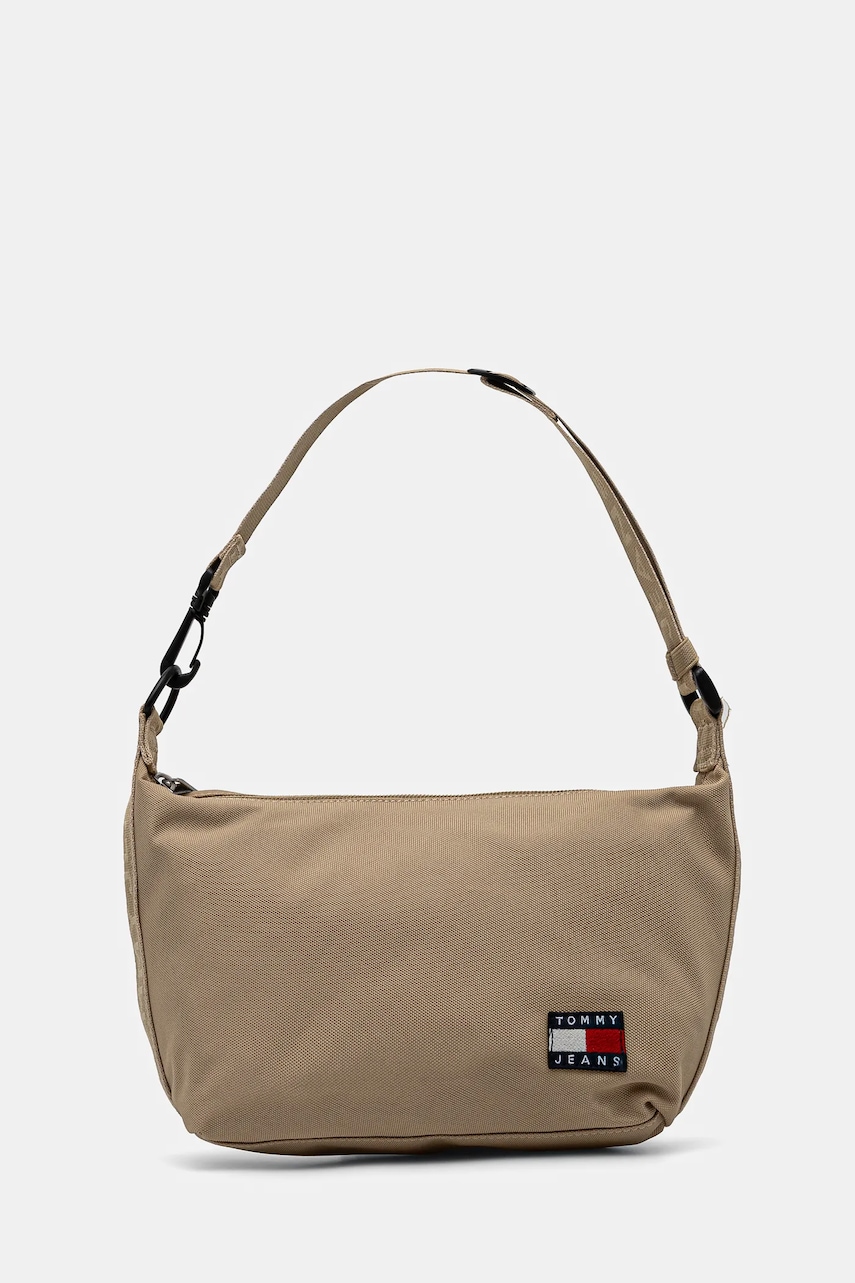 Tommy Jeans geantă culoarea bej, AW0AW17287