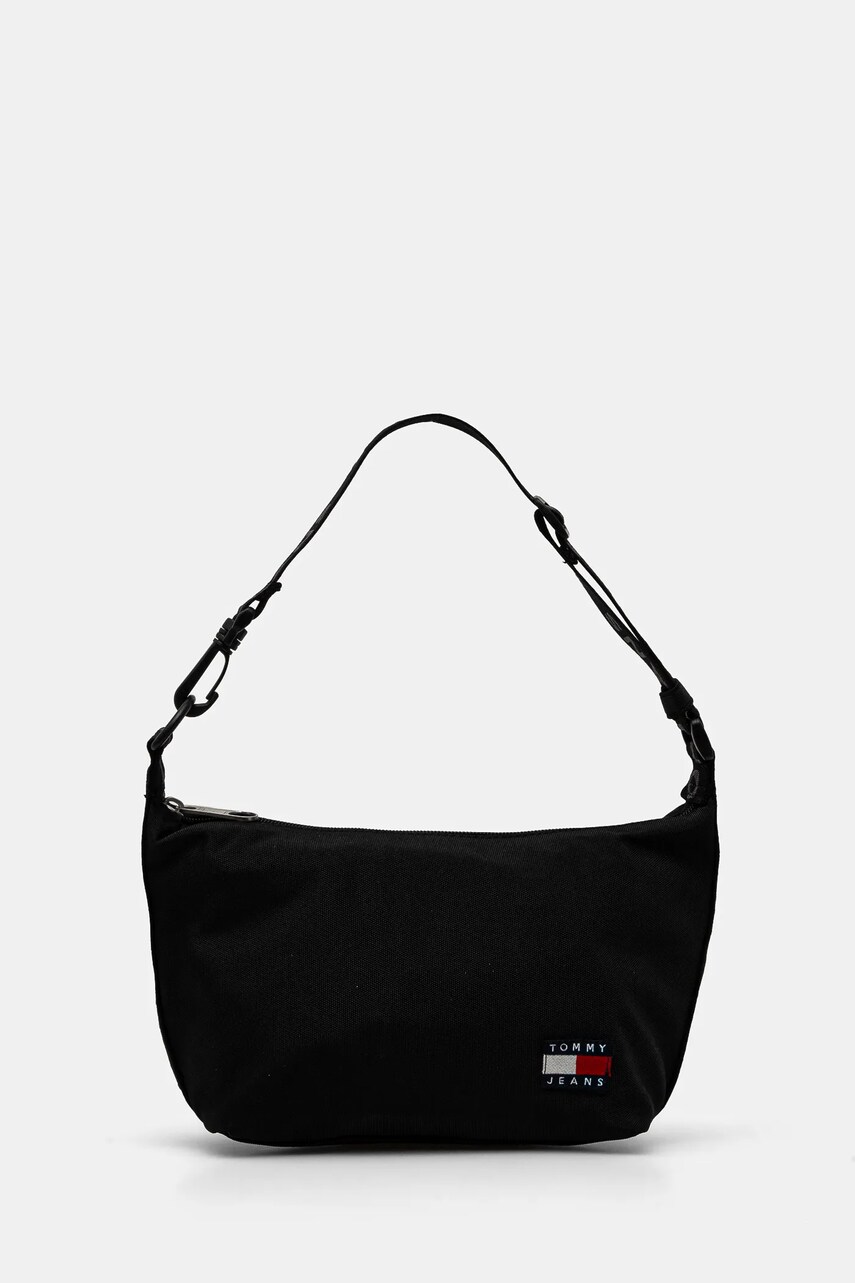 Tommy Jeans geantă culoarea negru, AW0AW17287