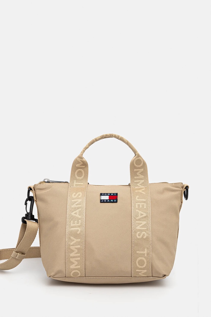 Tommy Jeans geanta culoarea bej, AW0AW17288