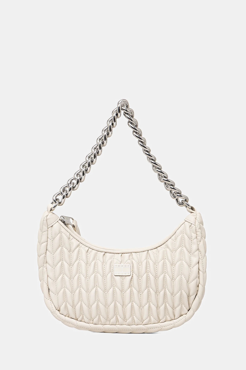 Tommy Jeans geantă culoarea bej, AW0AW17302