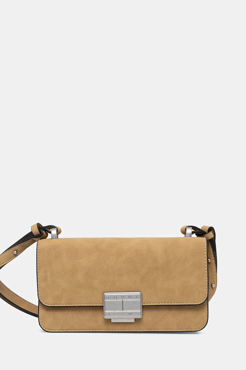 Tommy Jeans poseta culoarea bej, AW0AW17306