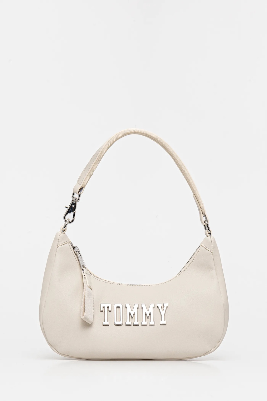Tommy Jeans geantă culoarea bej, AW0AW17364