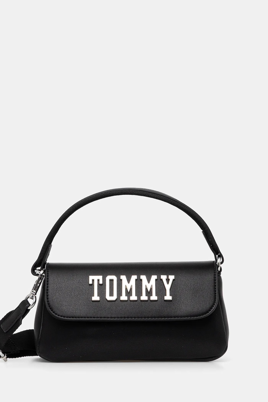 Levně Kabelka Tommy Jeans černá barva, AW0AW17391