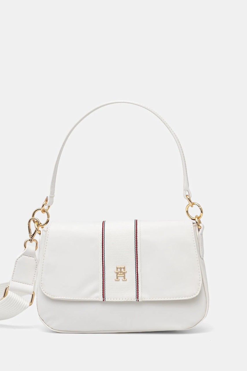 Levně Kabelka Tommy Hilfiger béžová barva, AW0AW17168