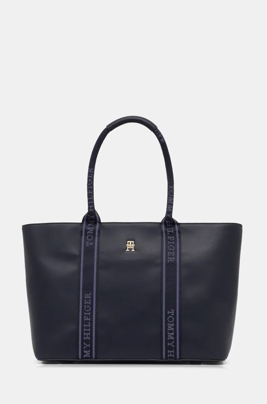 Levně Kabelka Tommy Hilfiger tmavomodrá barva, AW0AW17198