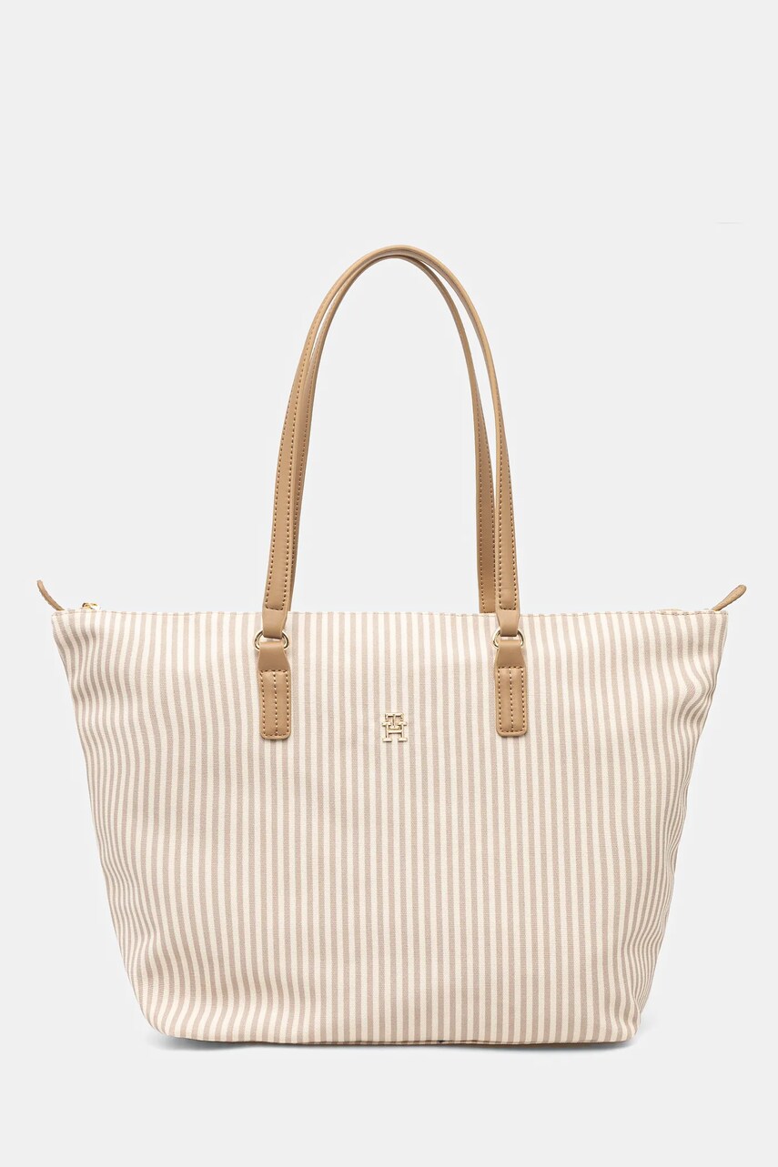 Levně Kabelka Tommy Hilfiger béžová barva, AW0AW17203