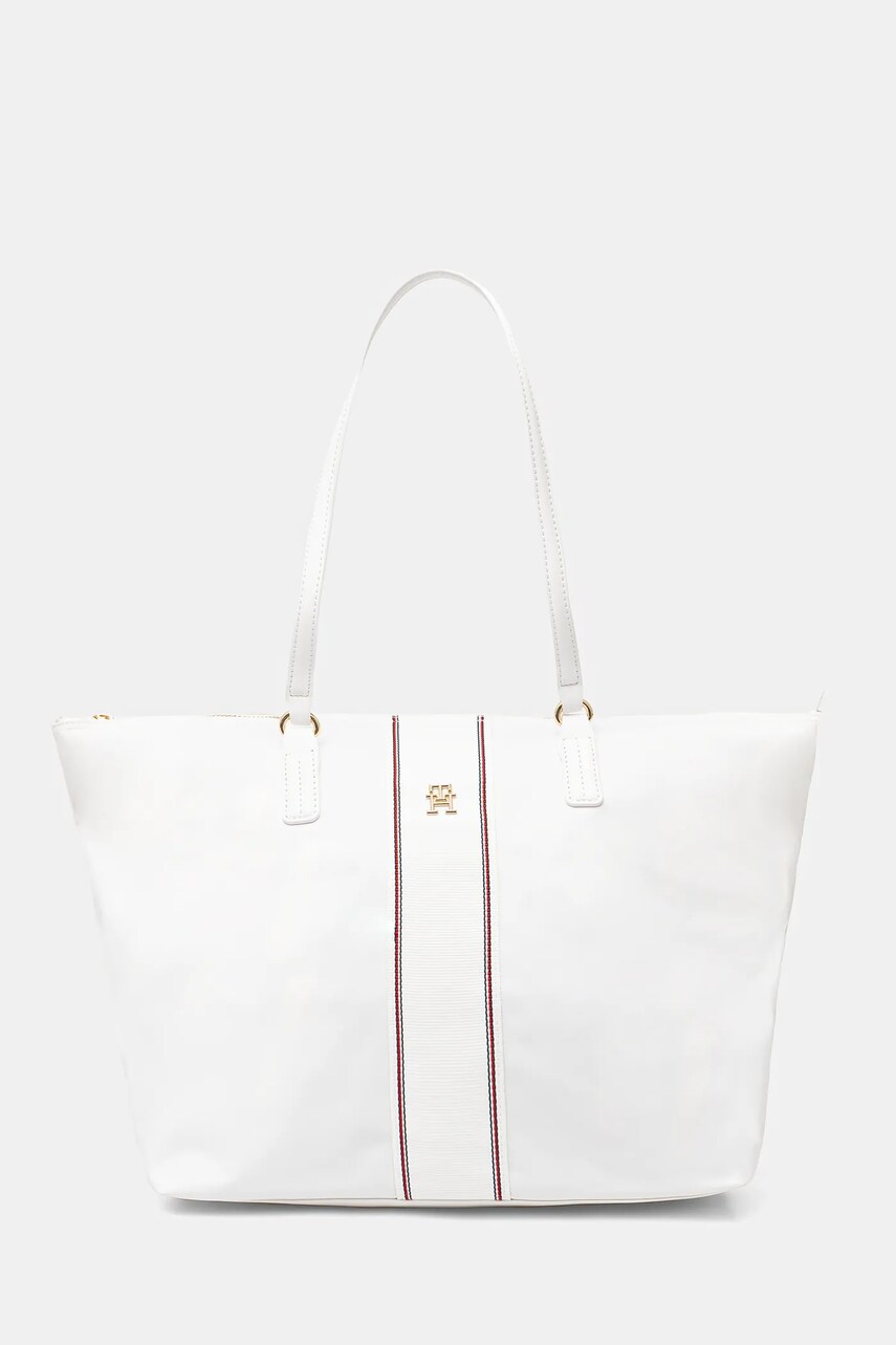 Levně Kabelka Tommy Hilfiger béžová barva, AW0AW17205
