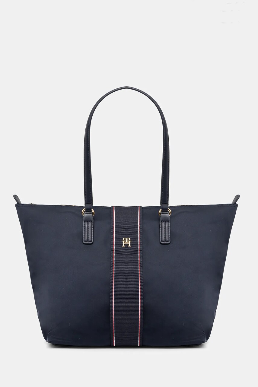 Levně Kabelka Tommy Hilfiger tmavomodrá barva, AW0AW17205