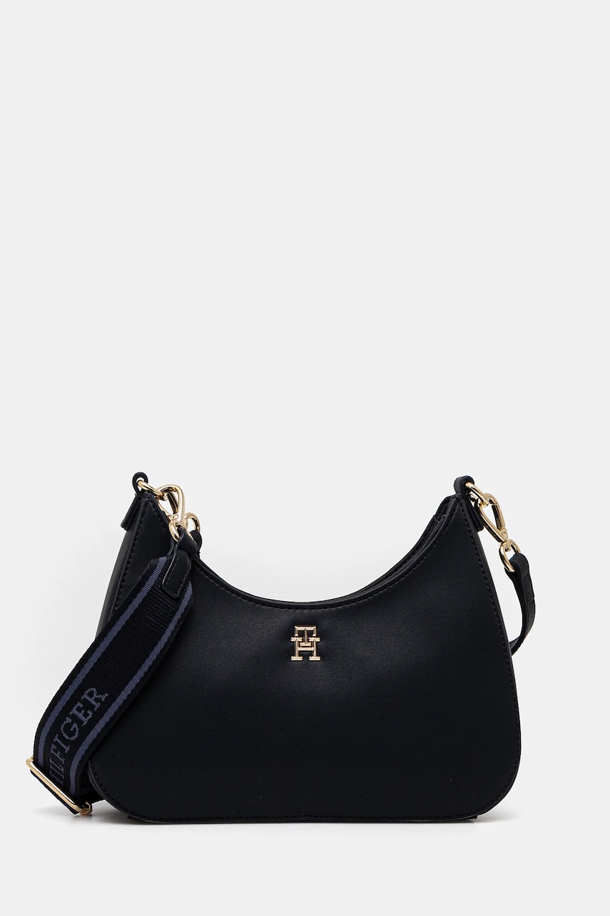 Levně Kabelka Tommy Hilfiger tmavomodrá barva, AW0AW17226