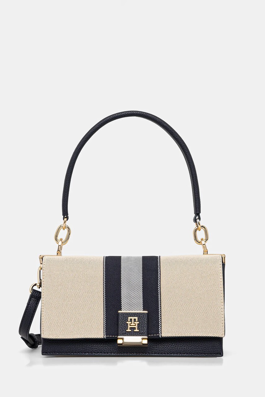 Levně Kabelka Tommy Hilfiger béžová barva, AW0AW17404