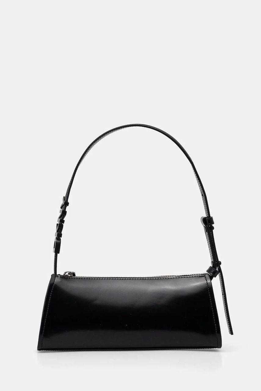 Levně Kožená kabelka Dkny černá barva, R513DG57