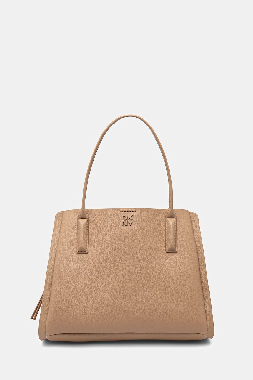 Dkny poșetă culoarea bej, R51AAI97 Dkny poșetă culoarea bej, R51AAI97
