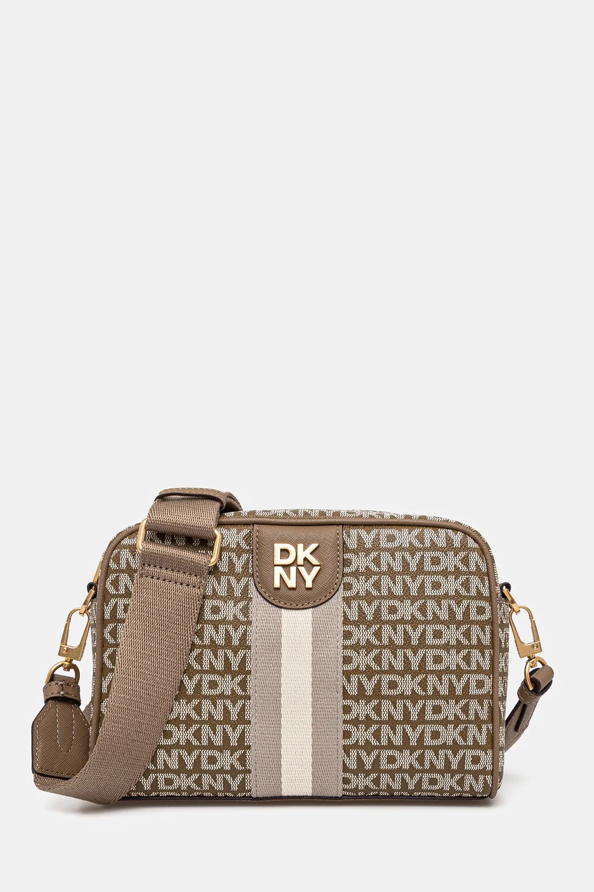 Dkny poseta culoarea maro, R43E5V85
