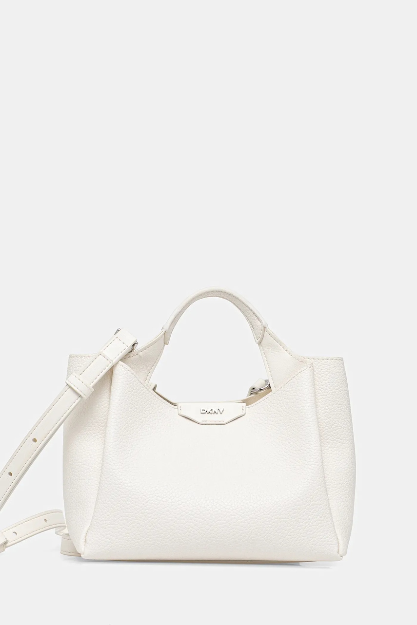 Dkny poșetă culoarea alb, R51DYJ07