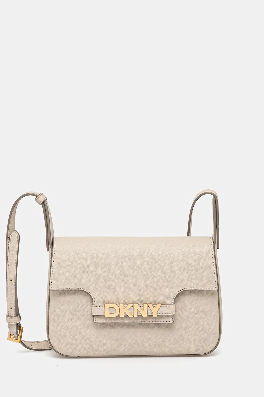 Dkny poseta de piele culoarea bej, R51E1J30