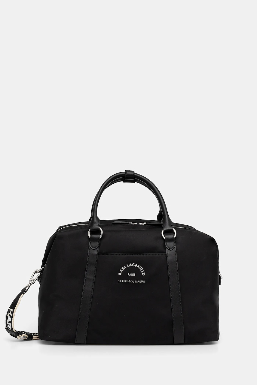 Karl Lagerfeld poseta culoarea negru, A2W30083 Karl Lagerfeld poseta culoarea negru, A2W30083