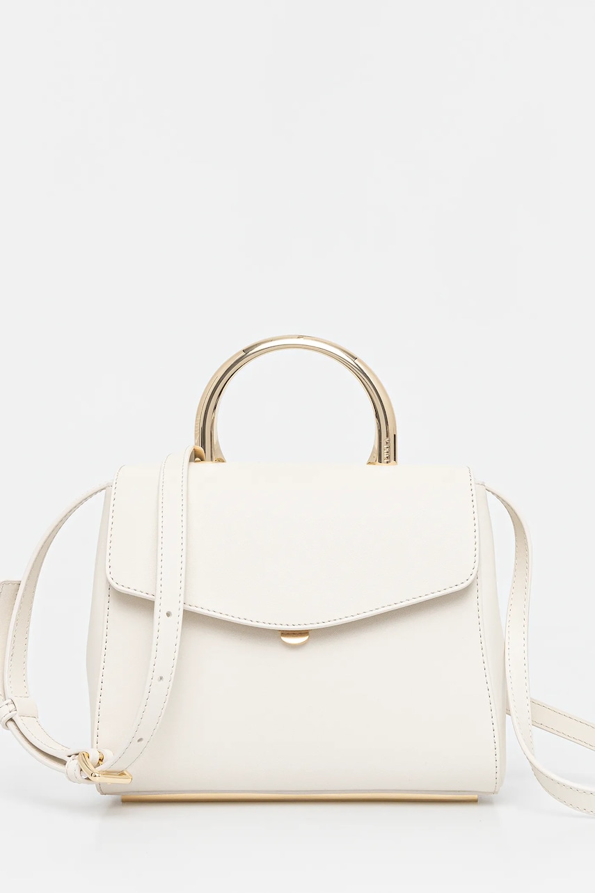 Furla poseta de piele culoarea bej, WB01704.BX3913.PNN001007