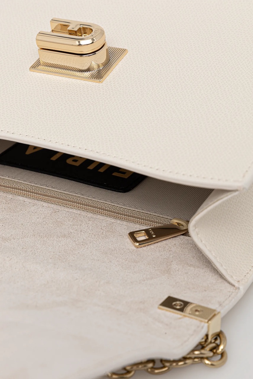 Τσάντα Furla χρώμα: μπεζ, BAFIACO.ARE000.PNN001007 φωτογραφία