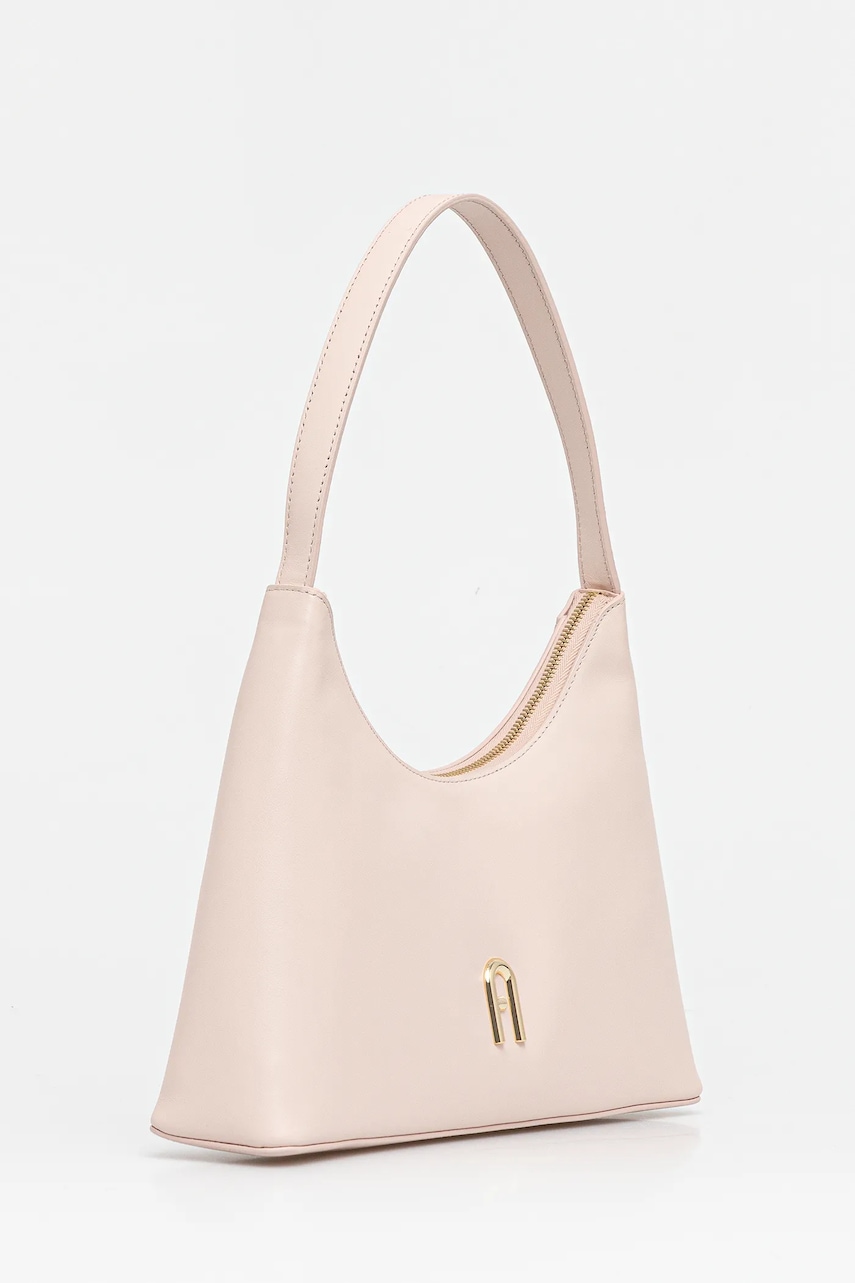 Кожаная сумочка Furla цвет розовый WB00782.AX0733.0496S1007 Кожаная сумочка Furla цвет розовый WB00782.AX0733.0496S1007
