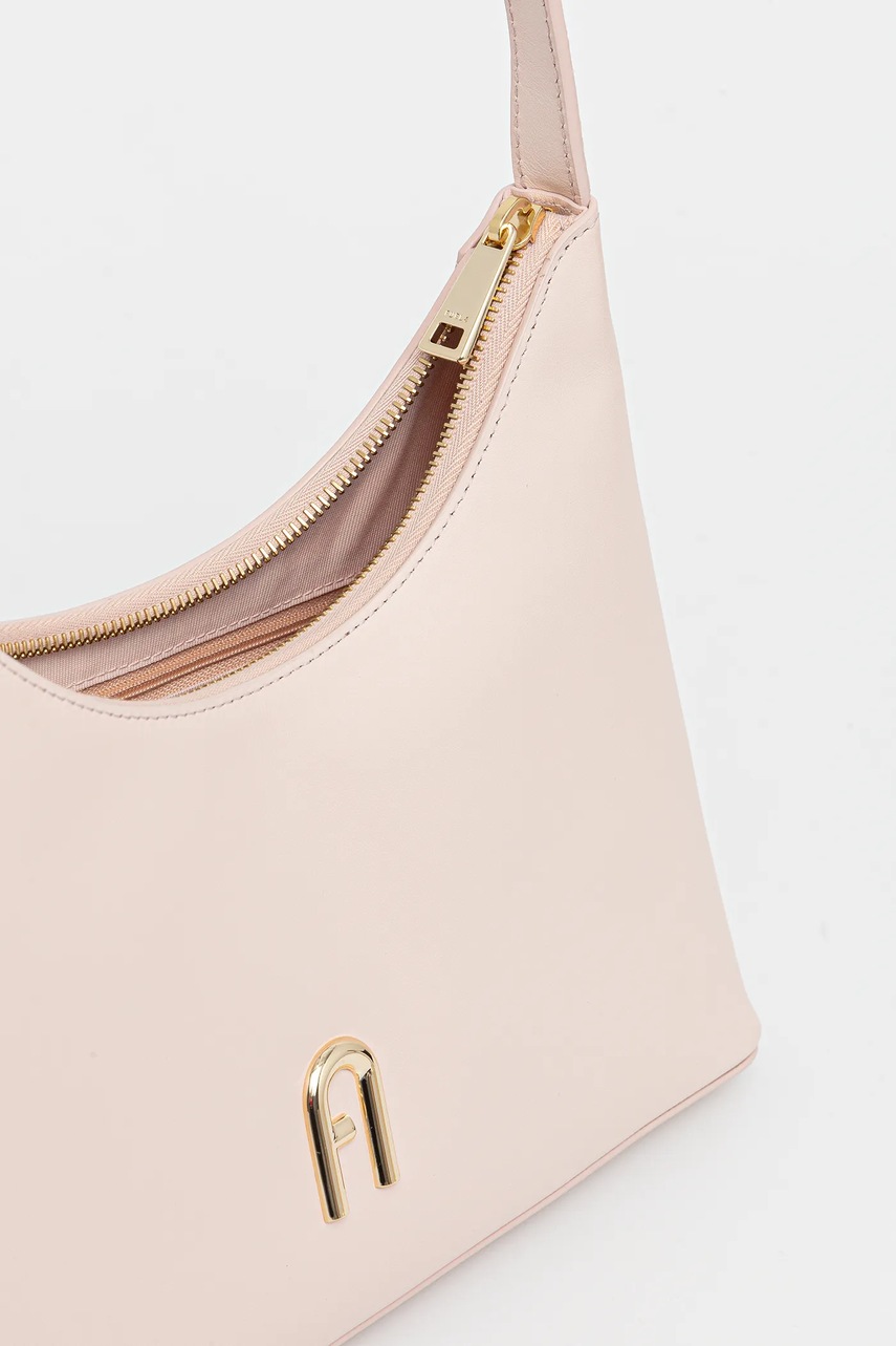 Δερμάτινη τσάντα Furla χρώμα: ροζ, WB00782.AX0733.0496S1007 φωτογραφία