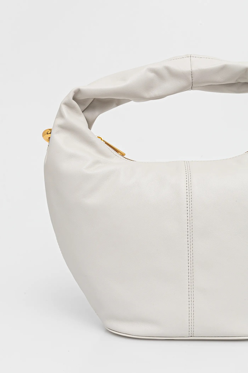 Δερμάτινη τσάντα Furla χρώμα: μπεζ, WB01676.BX3168.1704S1002 φωτογραφία