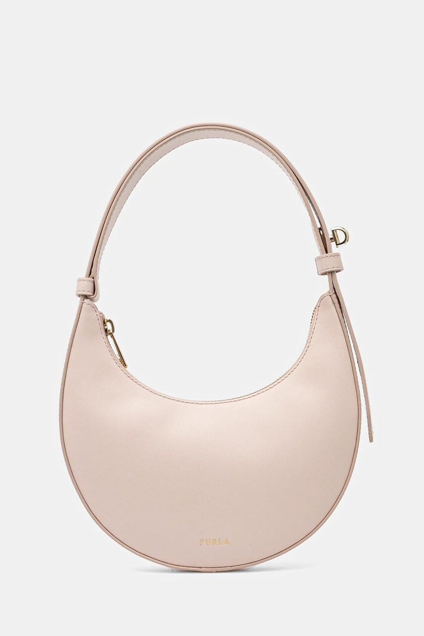 Levně Kožená kabelka Furla růžová barva, WE00649.AX0733.0496S1007