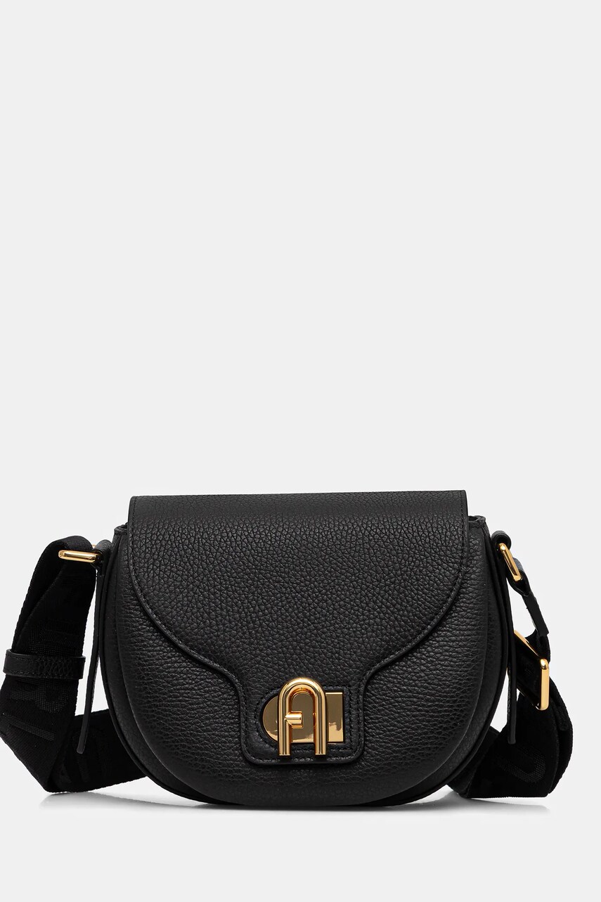 Furla geantă de piele culoarea negru, WB01491.BX3916.N98001002