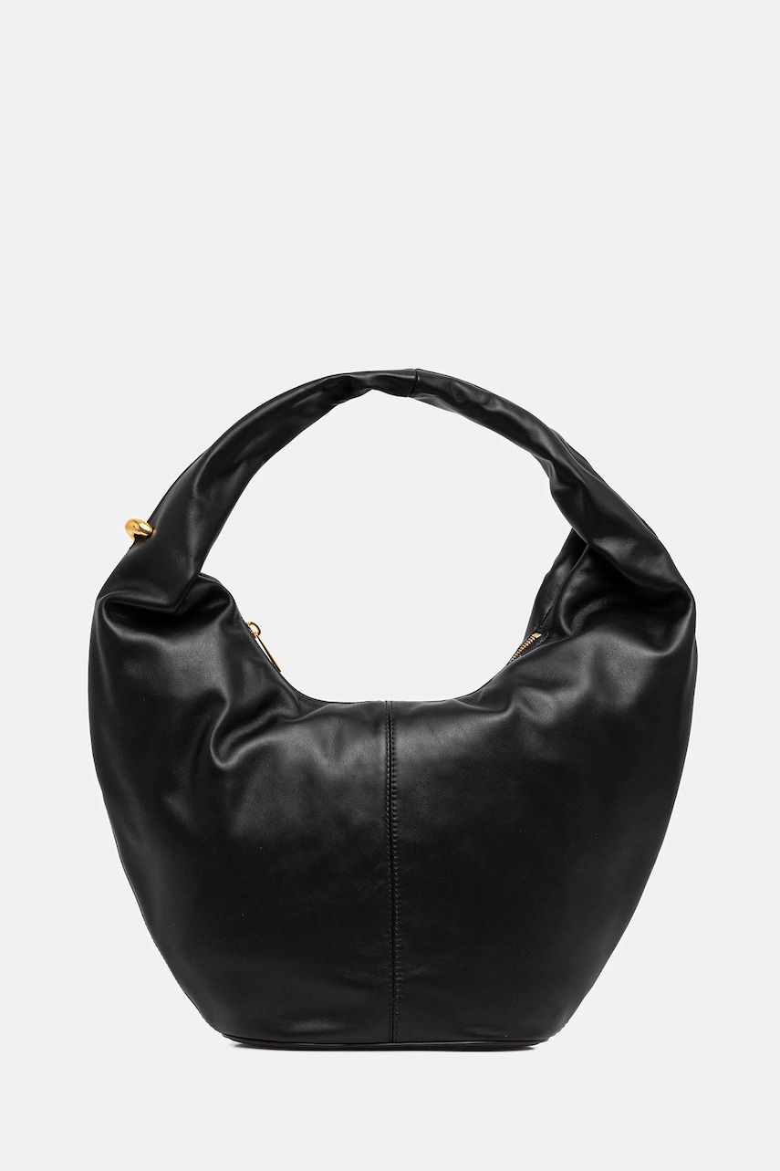 Levně Kožená kabelka Furla černá barva, WB01541.BX3168.O60001002