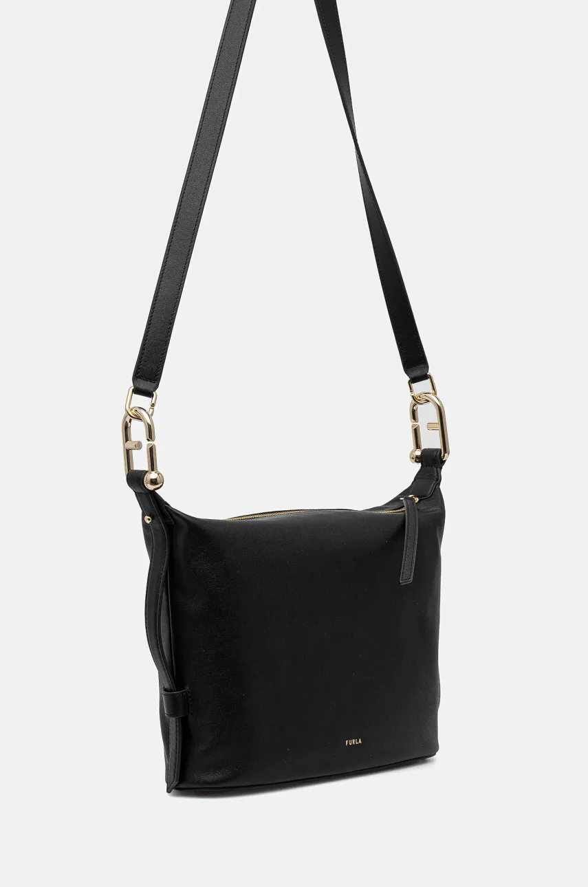 Кожаная сумочка Furla цвет чёрный WB01656.BX2045.O60001007 Кожаная сумочка Furla цвет чёрный WB01656.BX2045.O60001007