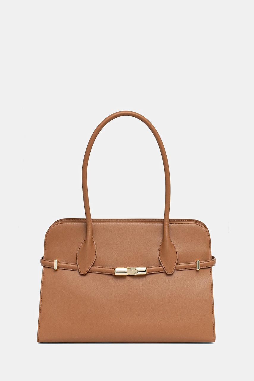 Furla poseta de piele culoarea maro, WB01504.BX3104.RY0001007