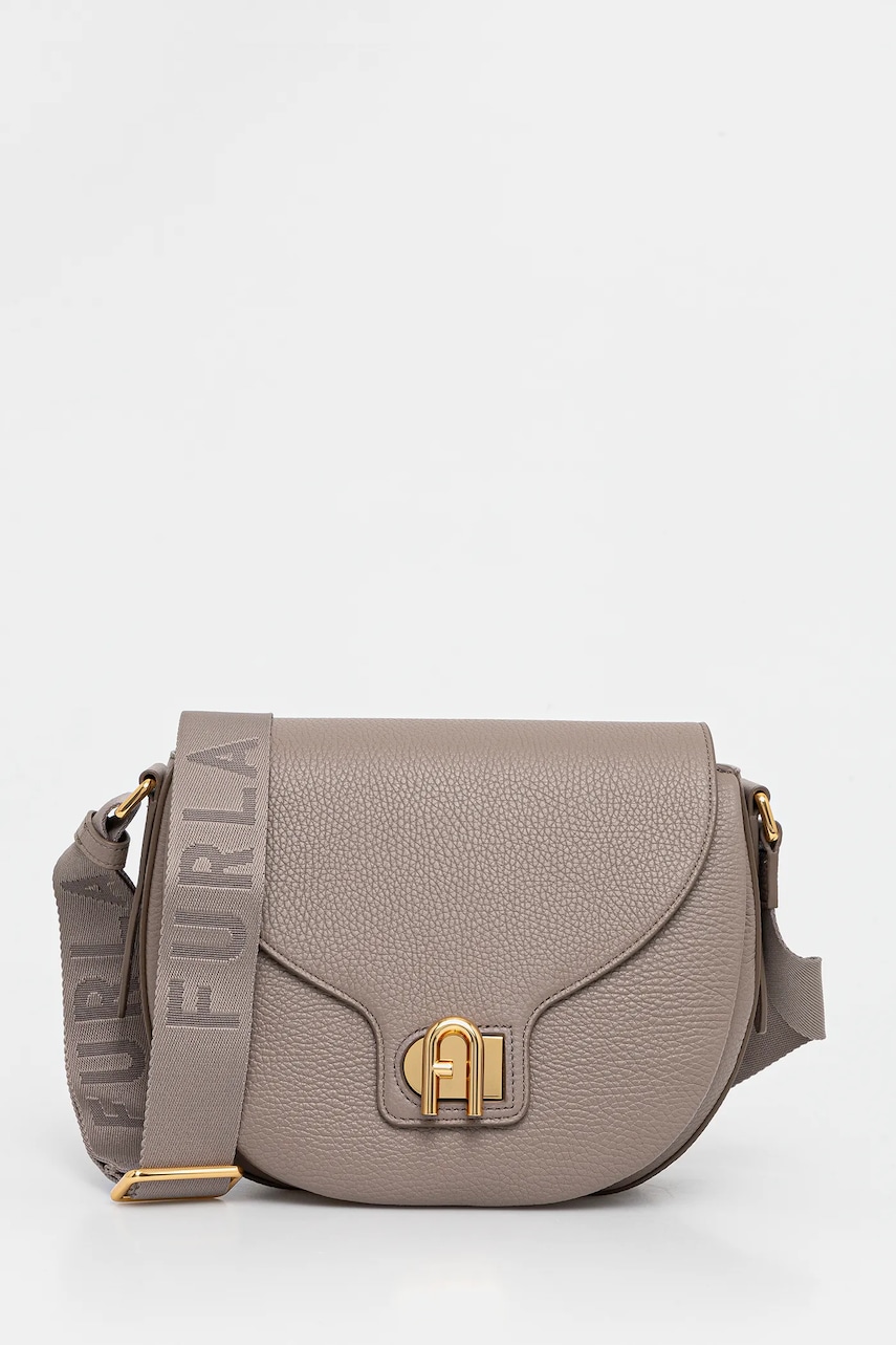 Furla geantă de piele culoarea maro, WB01605.BX0356.3763S1002