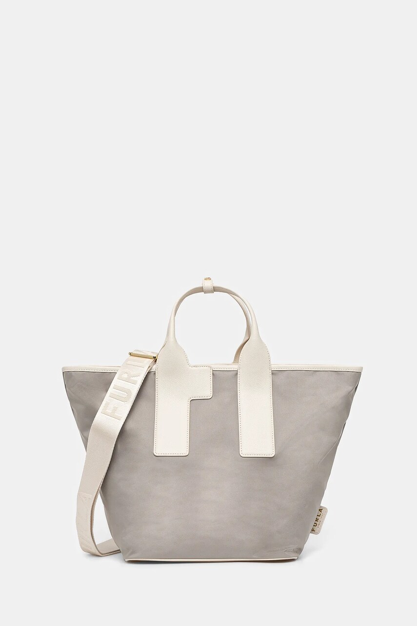 Furla poșetă culoarea gri, WB01249.BX3050.3961S1007