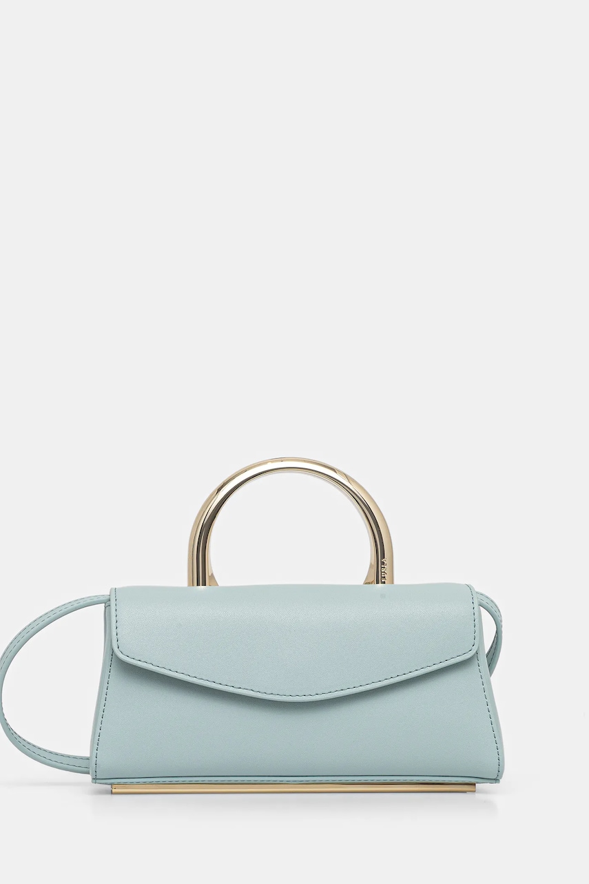 Furla geantă de piele culoarea turcoaz, WE00723.BX3913.AQ0001007